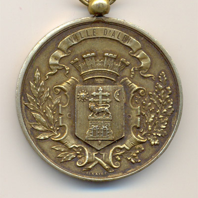 Ville d'Albi, medaille argent/silver medal