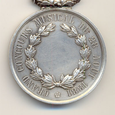 Ville d'Arpajon, medaille argent/silver medal