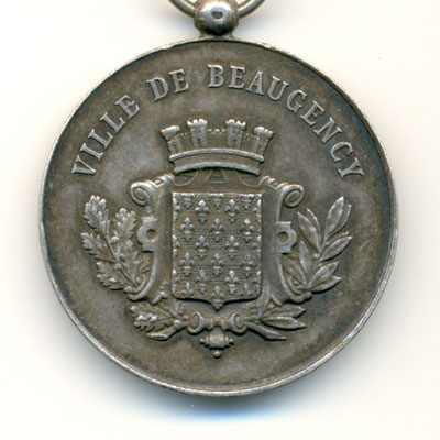 Ville de Beaugency, medaille argent/silver medal