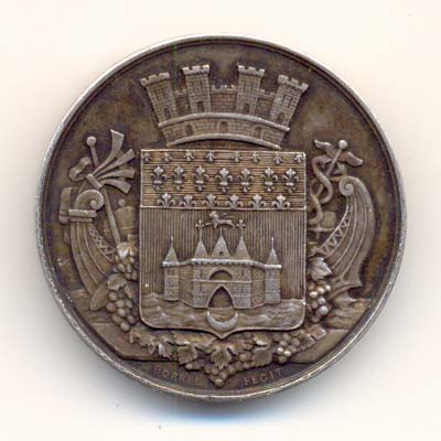 Ville de Bordeaux, medaille argent/silver medal