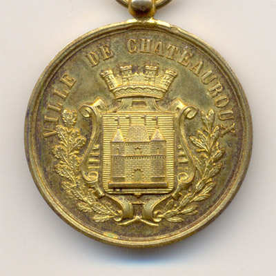 Ville de Chateauroux, medaille argent/silver medal