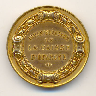 Ville de Chinon, medaille argent/silver medal