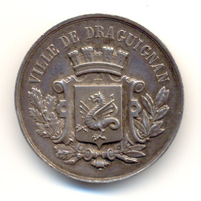 Ville de Draguignan, medaille argent/silver medal