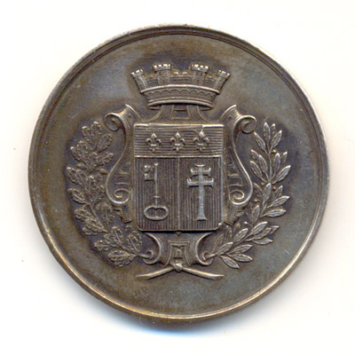 Ville de Narbonne, medaille argent/silver medal