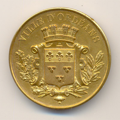 Ville d'Orleans, medaille argent/silver medal