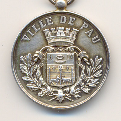 Ville de Pau, medaille argent/silver medal