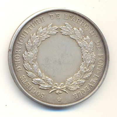 Ville de Pont-l'Eveque, medaille argent/silver medal
