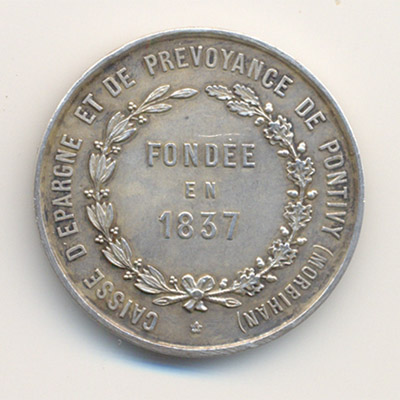 Ville de Pontivy, medaille argent/silver medal