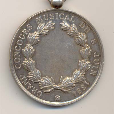 Ville de Sable, medaille argent/silver medal