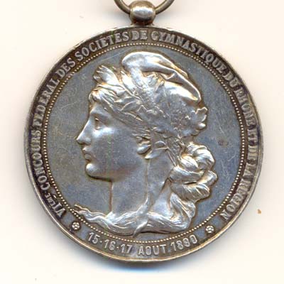 Ville de Saint Etienne, medaille argent/silver medal