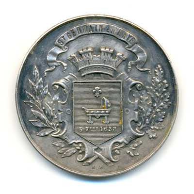 Ville de Saint Germain, medaille argent/silver medal